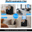 Loading Water Cooler Dispenser Hot and Cold with Automatic Temperature Control for Home Office Brown and Black 5