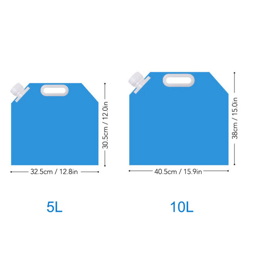 5L/10L Foldable Water Container with Handle, Travel & Camping 1
