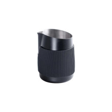 420ml Stainless Steel Milk Frothing Pitcher Handleless Latte Art Jug with Slanted Spout and Scale