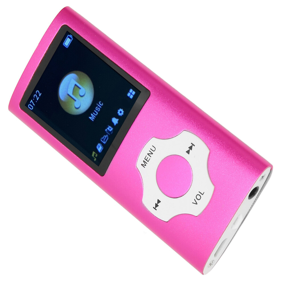 Mp3 Player 1.8 Inch Lcd Support Recording Fm Radio 64G Compatible Pink 8441378954564