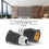 6Pcs E12 to E14 Light Bulb Adapters, Black, PC & Copper, 16g 2