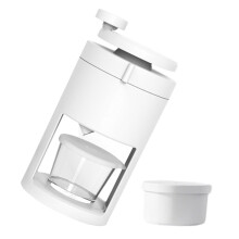 Manual Ice Crusher with Rustproof Stainless Blades for Fast Ice Shaving Slushies Cocktails Cones