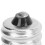 6Pcs E12 to E14 Light Bulb Adapters, Black, PC & Copper, 16g 5