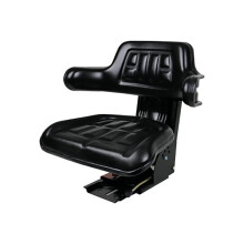 Black Waffle Style Tractor Suspension Seat for John Deere 840 920 940 with ShockAbsorbing Design