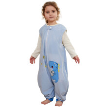 Toddler Sleeping Bag with Legs Dinosaur 35T, Breathable Cotton, Easy Nappy Change, All Seasons