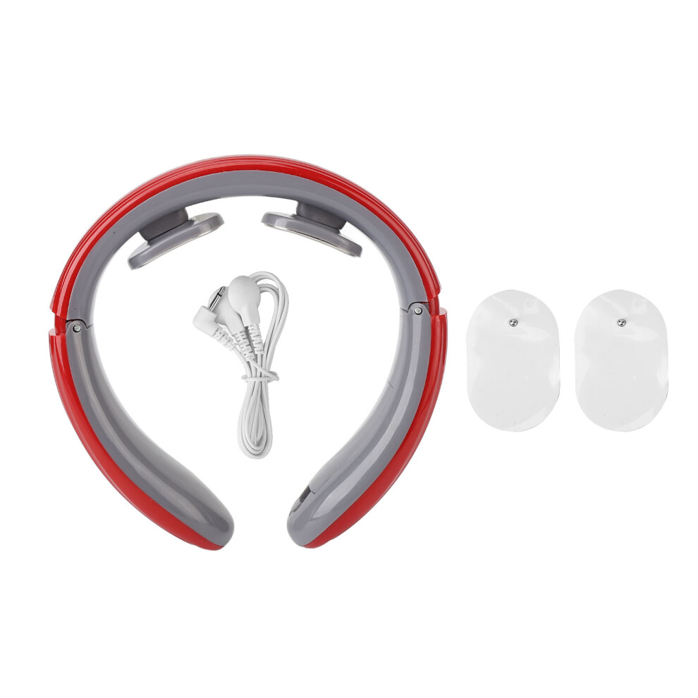 Adjustable Intensity Electric Portable Kneading Massager, Wireless Neck Massager For Pain Relief With Deep Tissue Massage Modes, Cervical Vertebra Ma
