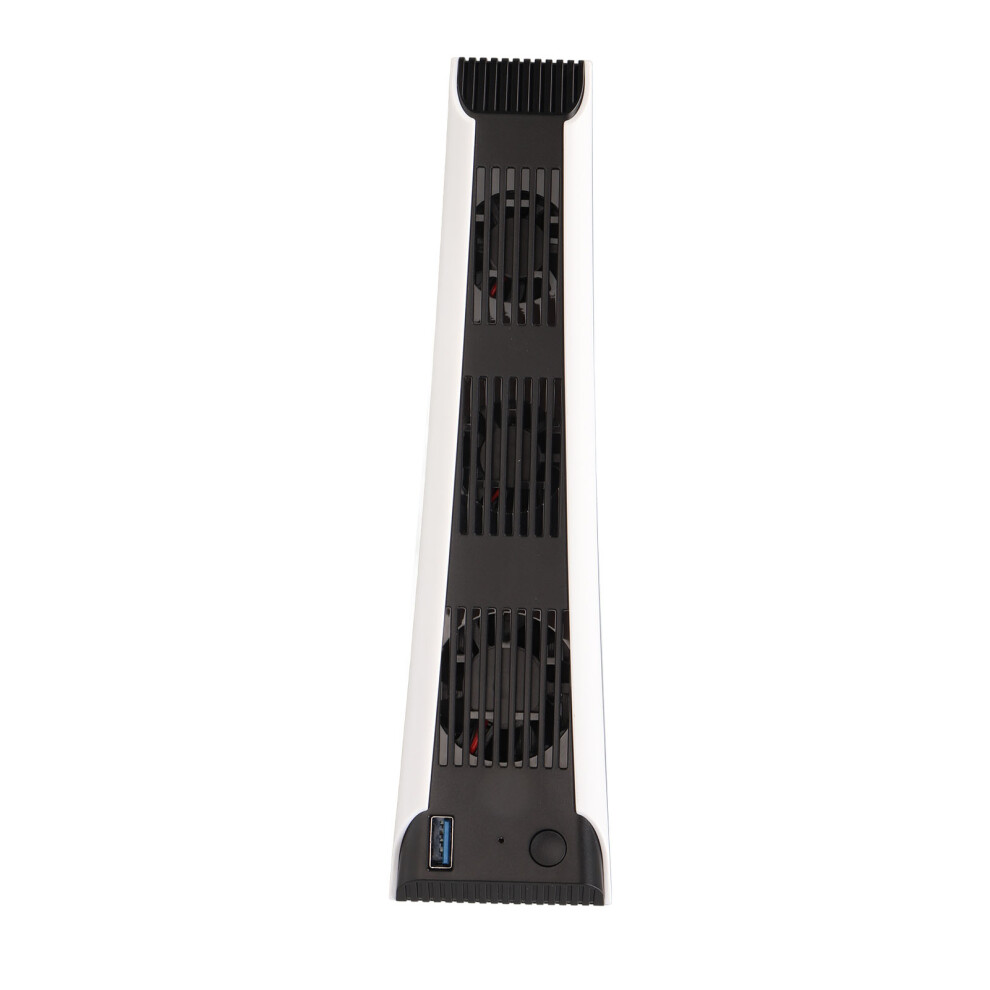 Ps5 Cooling Fan Quiet Gaming Cooler Fan Triple High Efficiency Fans With Led Indicator Plug And Play Usb Powered Lower Noise Operation For Disc Digita 9176269434434
