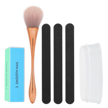 Essential Tool For Professional Manicurists Non-Shedding Synthetic Bristles Fluffy And Dense Head Easy To Store And Clean Makeup Brush Ideal Gift For