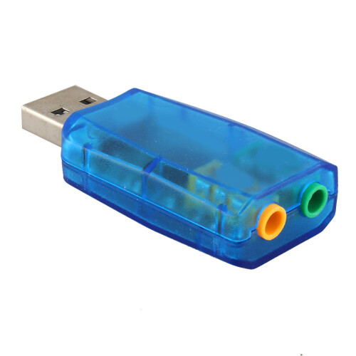 Προσαρμογέας ήχου USB 3D Sound Virtual5.1 Εξωτερική στερεοφωνική κάρτα ήχου Soundtrack Plug and Play
