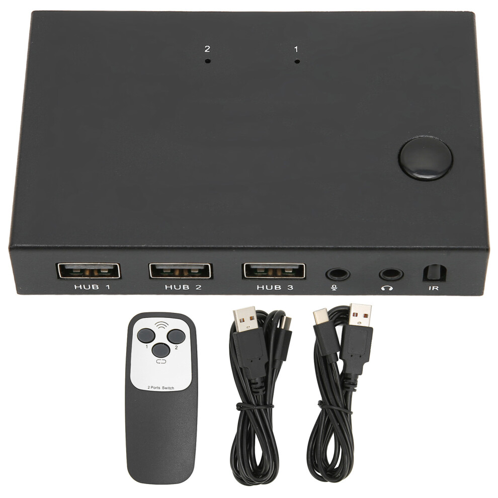 Usb Keyboard Kvm Switch Mouse Control 4K Visual Enjoyment Hdmi 2.0 High Speed Transmission Manual Switch Centralized Device Management Usb Peripheral 9159805526367