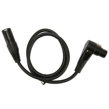 Vyvážené mikrofonní kabely se samosvorným designem, pravoúhlý XLR kabel pro HiFi kvalitu zvuku, DMX kabel pro redukci šumu a stabilní
