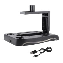 Docking station per controller PS4VR, supporto di ricarica multiplo con indicatore LED, stazione di raffreddamento, dock di ricarica rapida, supporto