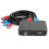 Παγκόσμιος διακόπτης HDMI KVM Έξοδος USB 2 θυρών Υποστηριζόμενη ανάλυση 4K Συμβατό με 1