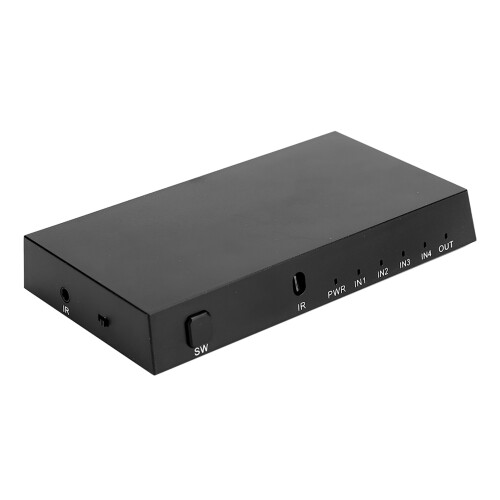 Εναλλαγέας θύρας εισόδου HDMI, 4K ανάλυση AV SWITCHER με τηλεχειριστήριο, συμπαγές σχέδιο 1