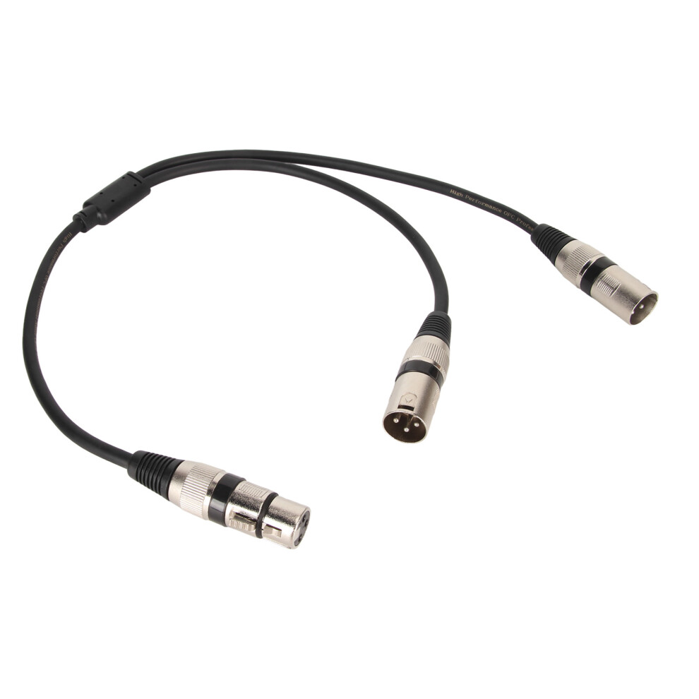 Xlr Splitter Cable With Shielded To Prevent Emi Rfi Interference And Excellent Sound Quality Compatible With Amplifiers Speakers Cameras 9159805540318