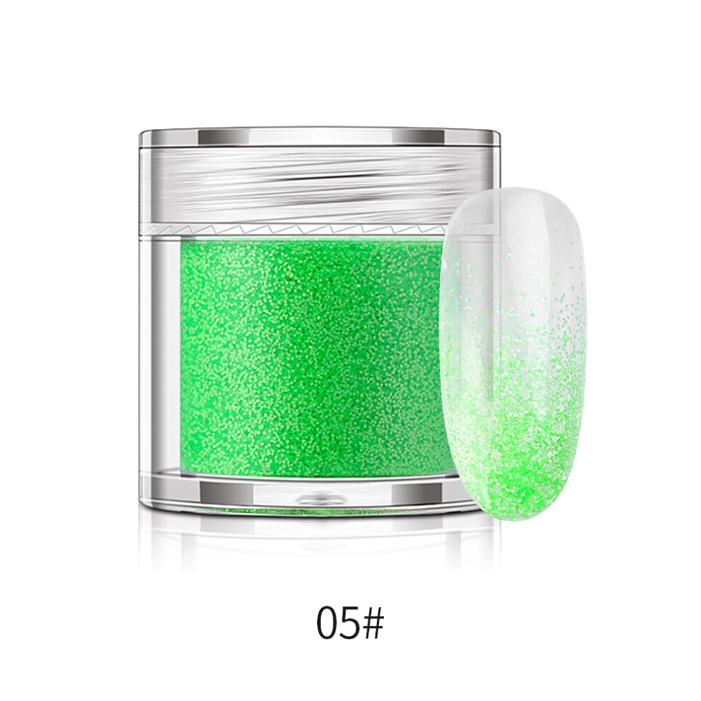 Professional Salon Use Dip Powder Glitter, Home Use, Brilliant Eye Makeup Finish, 10G, Berry Blue Glitter, Sequin Nail Dipping Powder, Odor Free, Wat