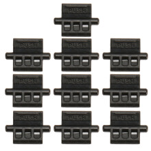 Einfache Bedienung, sicherer Halt dank Batteriesperre, hochwertiges ABS-Material, leicht austauschbarer Druckknopf, langlebige Batterie mit langer