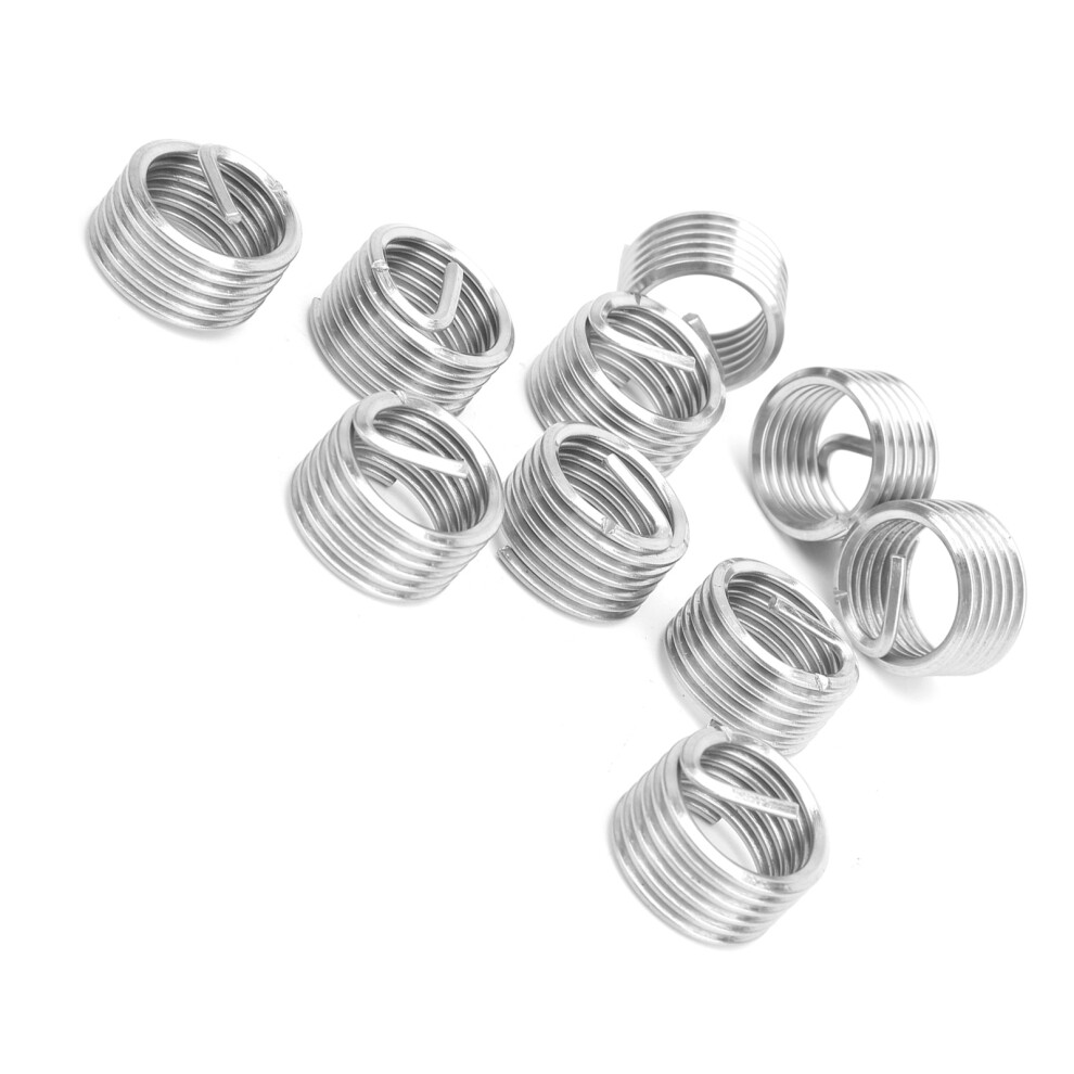 10Pcs M16x2 Stainless Steel Thread Inserts Repair Nut Tool Reducing Fasteners 8451378960090