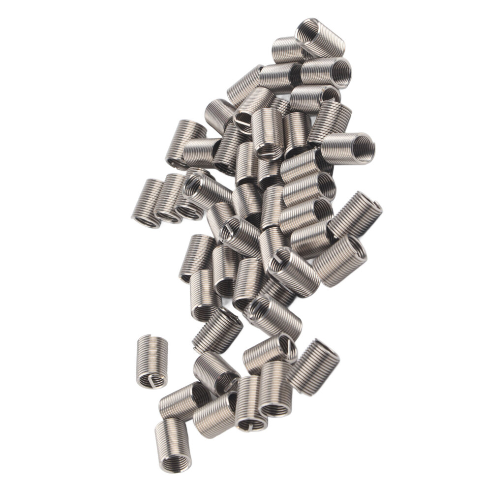 50Pcs Thread Inserts M10x1.25 Stainless Steel Repair Nut Male Female Reducing 7691378960152