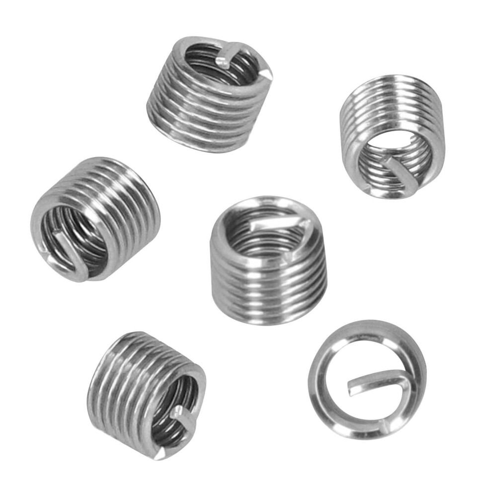 M6x11.5d Stainless Steel Thread Inserts 100Pcs Male Female Nut Repair Fasteners 4611378960160