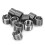 100Pcs M4x0.71 Stainless Steel Thread Inserts Repair Nut Reducing Nut 3
