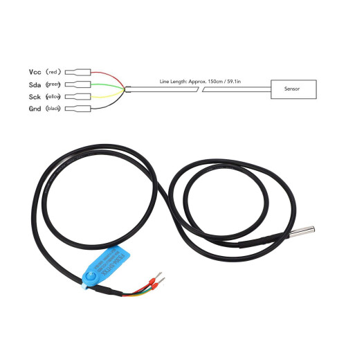 Soil Moisture Monitoring Sensor Probe Waterproof Digital I²C Interface DC3.3V 1