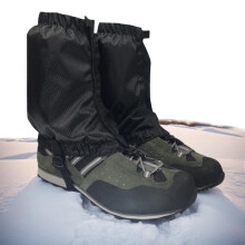 Hiking Socks Mountaineering Waterproof Gaiters Legging Black 8.66x6.69x1.57in SnowProof for Winter Skiing Hiking