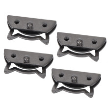 4 Sets Metal Decorative Buckle for DIY Bags, Jeans, Leather Accessories, Bronze B01-51-52058