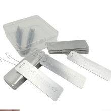 Waterproof Aluminum Plant Labels DoubleSided Garden Tags with Secure Eyelet Design for Outdoor Use