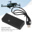 Drone Battery Charger USB for DJI Mini 2 – Black, Compact, Fast Charge 5