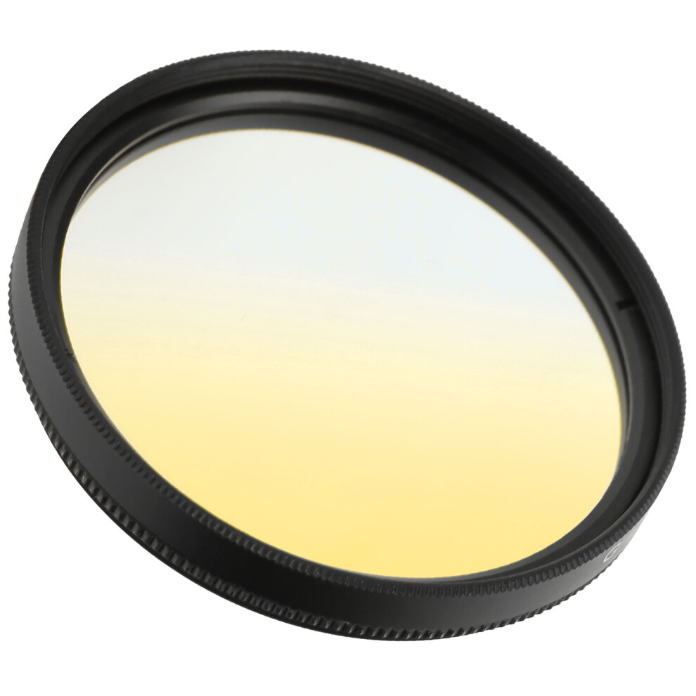 52Mm Gradient Lens Filter For Dslr Cameras, Aluminum Yellow 5091378967038