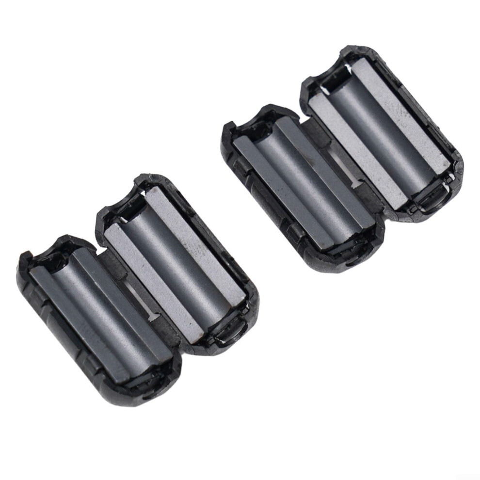 5Mm Ferrite Core Noise Suppressor Filter Ring Clipon Rfi For Usb, Firewire, Coaxial, Audio, Video Cables (2Pcs) 9187378811566