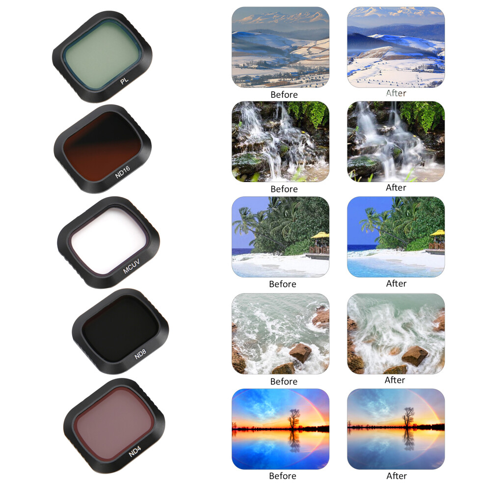 6 In 1 Uv Cpl Nd Filters For Dji Mavic 2 Pro, Optical Glass 8751378968660