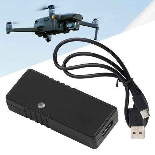 Drone Battery USB Charger for DJI Mini 2, Black, Compact 52.10.9cm