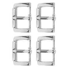 Replacement 20mm Silver Belt Buckle for Leather Crafts & Jeans