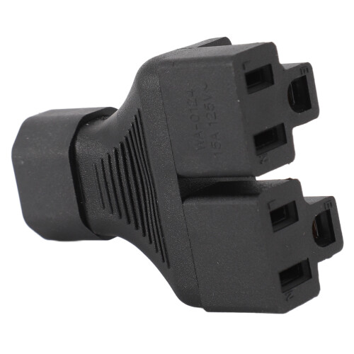 Καλώδιο διαχωριστή C14 προς Power2Devices, τροφοδοτικό IEC320C14to2x Nema5-15R, θηλυκό διαχωριστή 2
