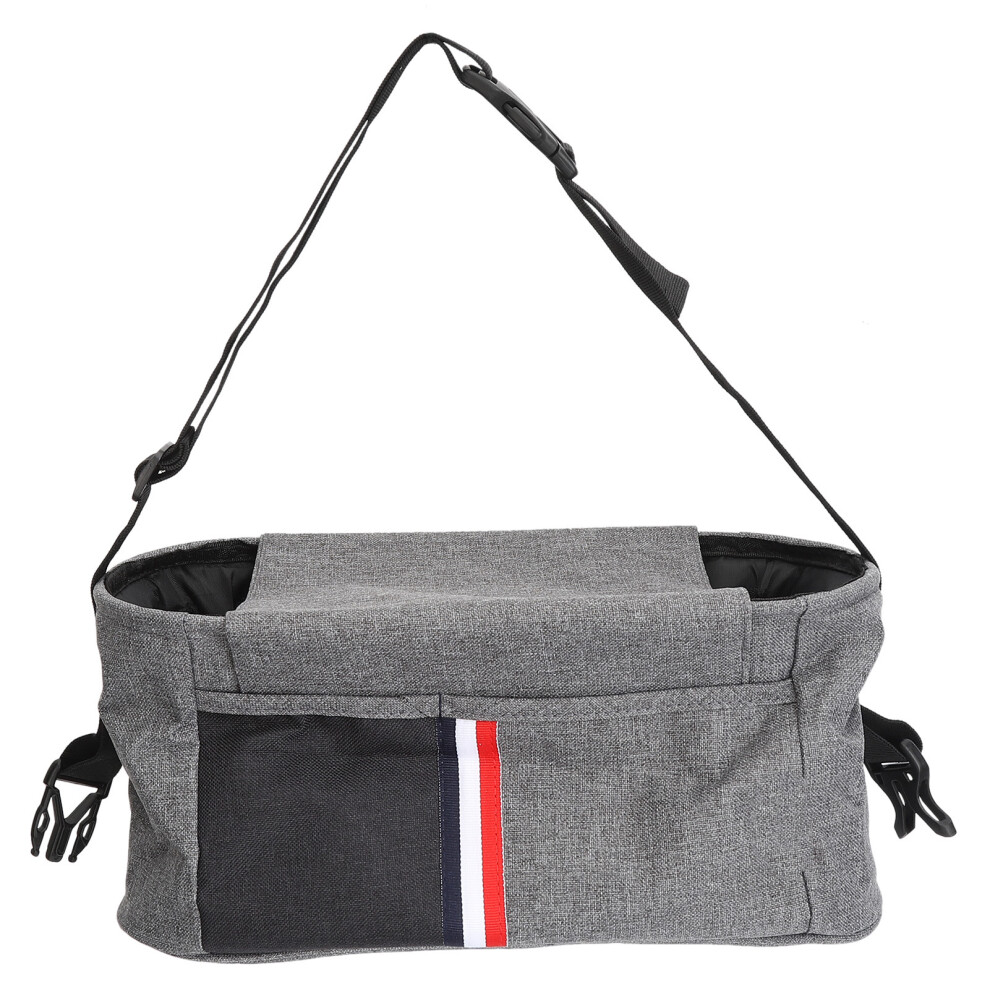 Universal Stroller Organizer With Insulated Beverage Holders Secure Attachment Adjustable Straps Easy Access Storage Waterproof Phthalate Free For