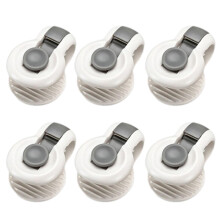 Duvet Clips 6Piece Padded Quilt Grippers, Bedding Securing Clips For Duvet Covers, Gray Comforter Holder