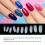 Press On Nails για γυναίκες, γυναικείο κιτ ψεύτικων νυχιών με λεία επιφάνεια και 8