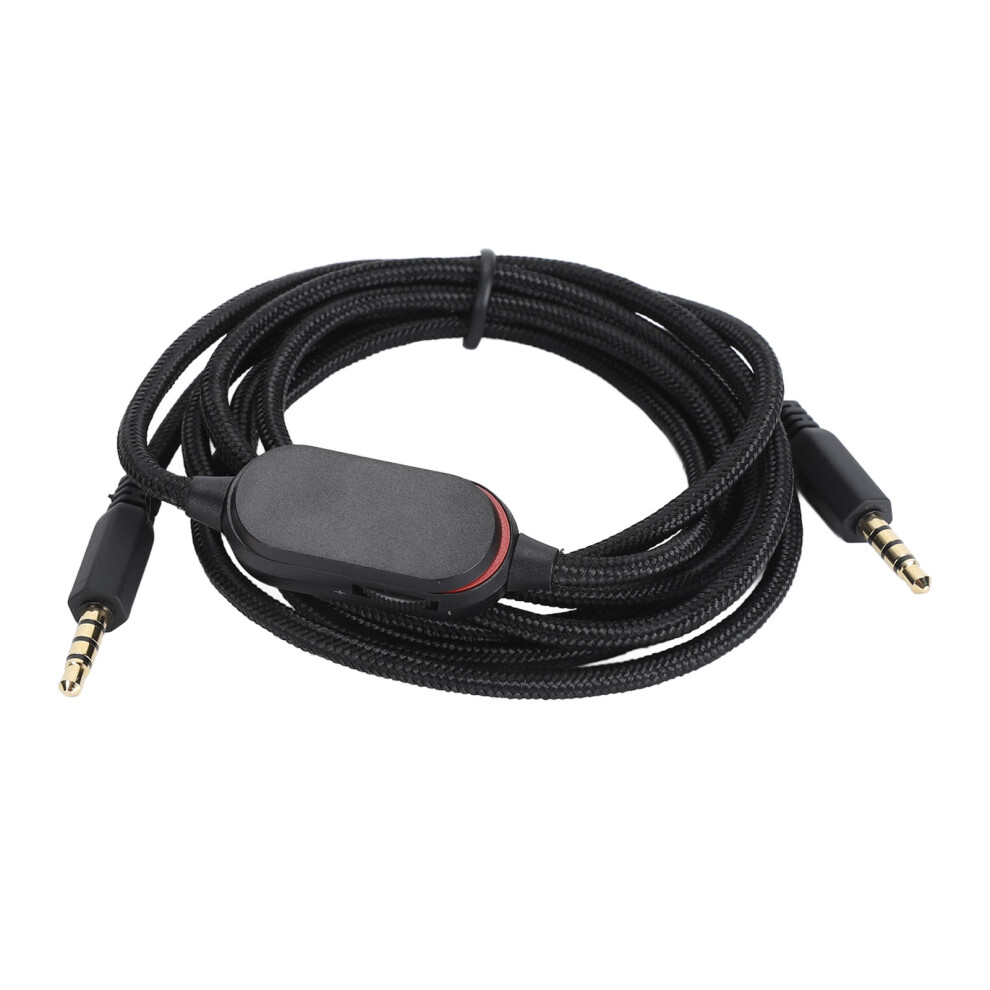 Detachable Gaming Headset Cable 3.5Mm Nylon Braided Wire Inline Mute Switch Volume Controller Durable Braided Wire Works With Ps4 Xbox Tangle Free 9169997761576