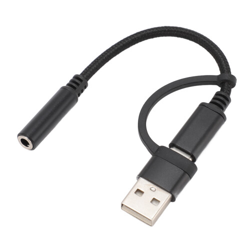 Εξωτερική κάρτα ήχου, προσαρμογέας ήχου USB, μετατροπέας στερεοφωνικού ήχου με HiFi 1