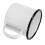 8cm Enamel Cup 350ml White Environmentally Friendly Thickened Water Mug 6