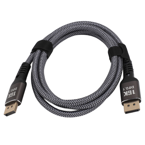 Καλώδιο DisplayPort Plug And Play 2.1, υψηλής ταχύτητας και ανθεκτικός σχεδιασμός με τριπλή 2