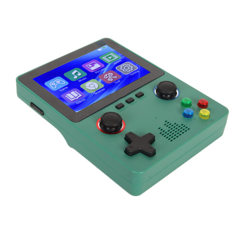Console portatile con schermo IPS da 3,5 pollici, console retrò con schermo HD, supporto per diversi emulatori e giochi preinstallati, tascabile e 2