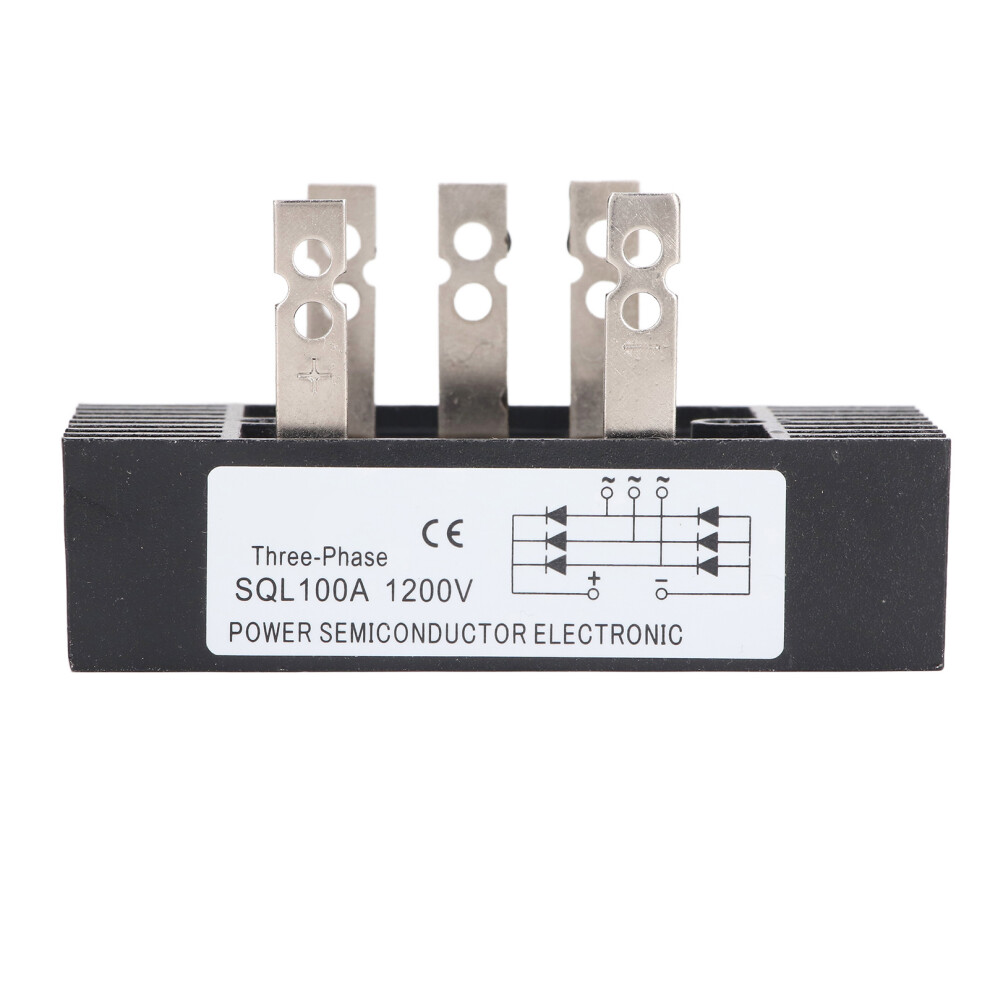 High Power 3-Phase Rectifier Diode Module 100A 1200V With Heatsink 8731378972539