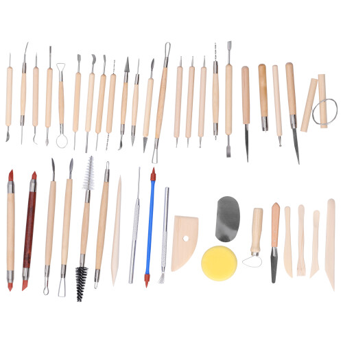 Εργαλεία γλυπτικής από πηλό, κιτ κεραμικής, σετ εργαλείων κεραμικής που 1