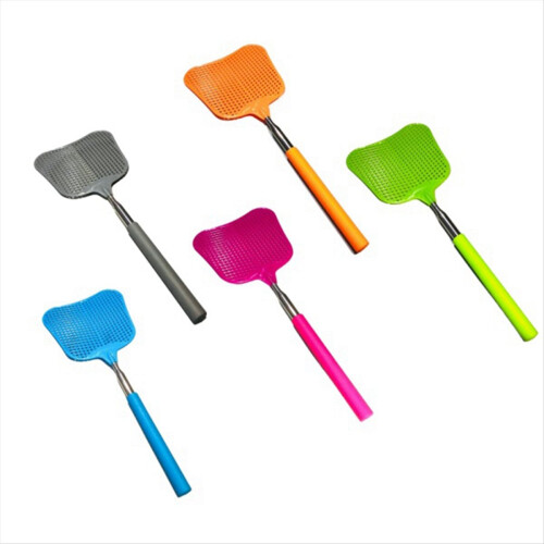Telescopic Fly Swatters Heavy Duty Flyswatter with 2