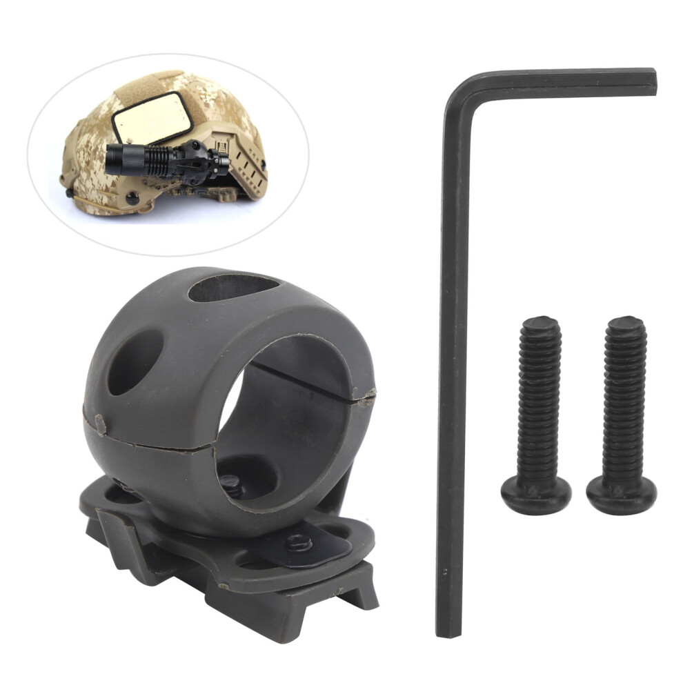 Helmet Flashlight Mount Clamp For Mich/Fast Helmets, Green 4691378973773