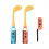 Golf Clubs for Switch 2 Sports Accessories Switch/ 5