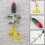 Long Casting Spinner Bait Fishing Lure Double Tail 3